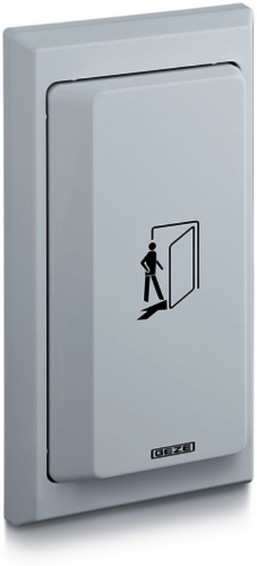 GEZE loketní tlačítko - bílé fotografie výrobku