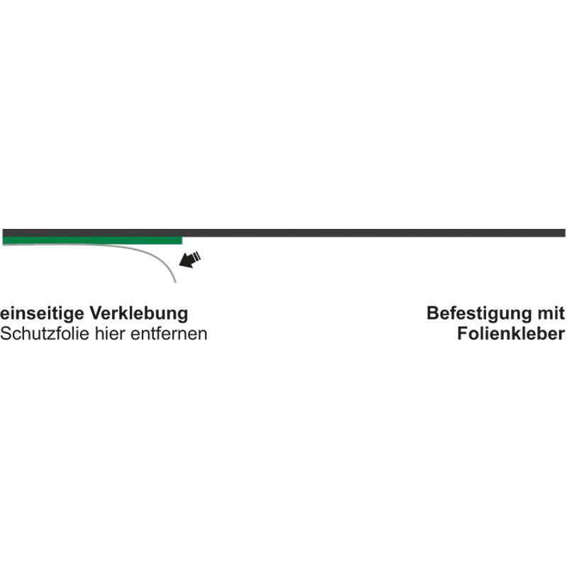 greenteQ Folie Duo 75 mm weiß Produktbild BIGANW L