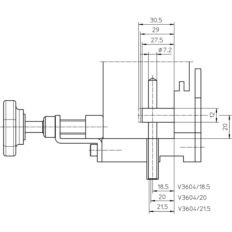 SIMONSWERK Serienlehre VARIANT V 3604 Produktbild BIGANW L