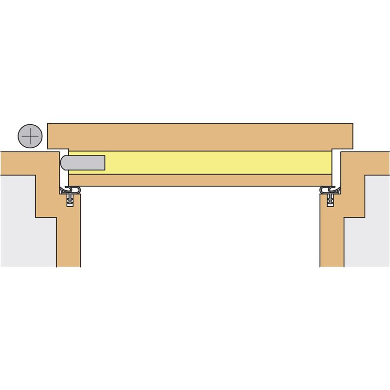 ATHMER Automatische Türdichtung SCHALL-EX L-15/30 WS einseitig Produktbild BIGANW L