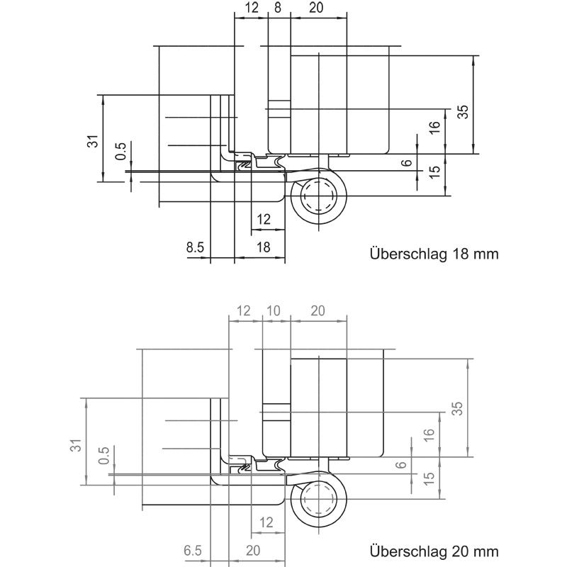 SIMONSWERK Haustürband BAKA Protect 4040 3D FD Produktbild BIGANW L