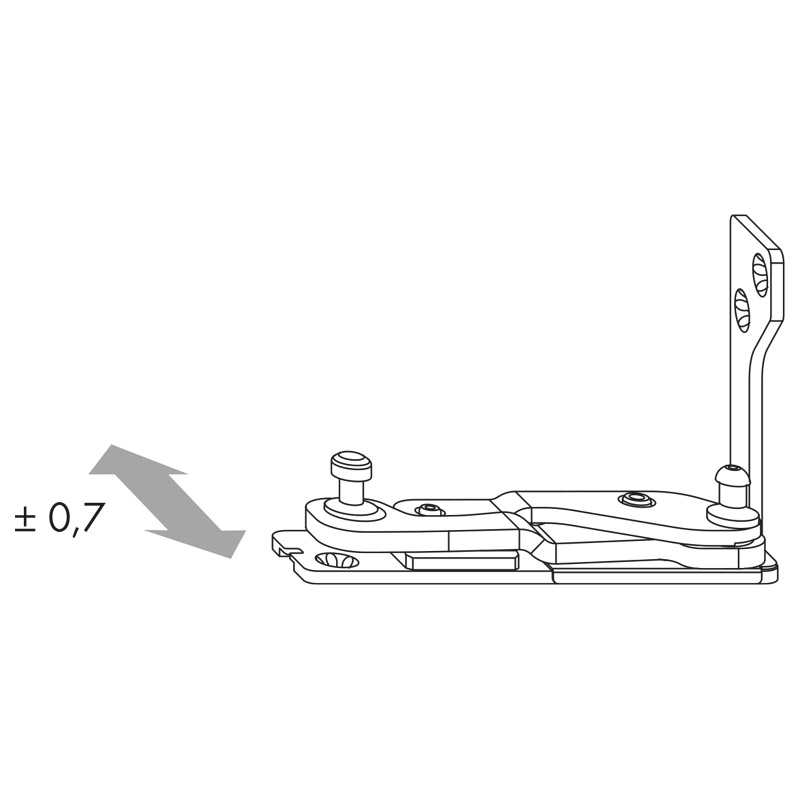 Ecklager AX 24/13 TS rs Krt25 Produktbild BIGANW L