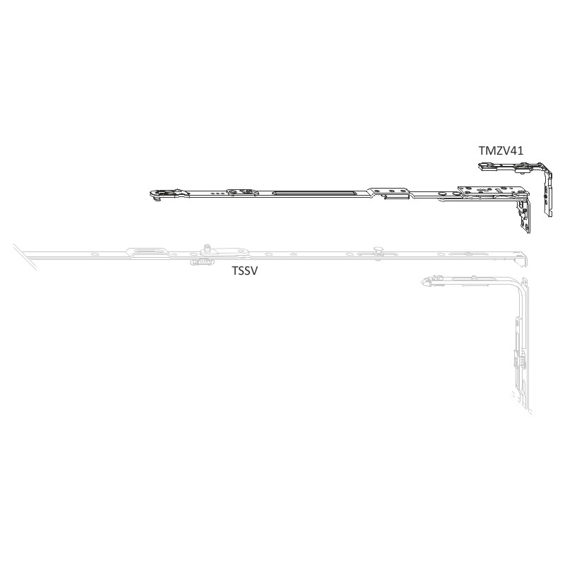 SIEGENIA-AUBI TITAN Scherenarm AX 30 Produktbild BIGANW L