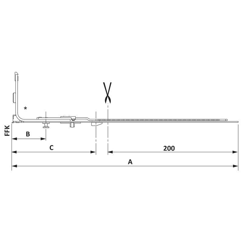 Umlenkung AF VSU/A FH  RB schmal 1S K50 Produktbild BIGANW L
