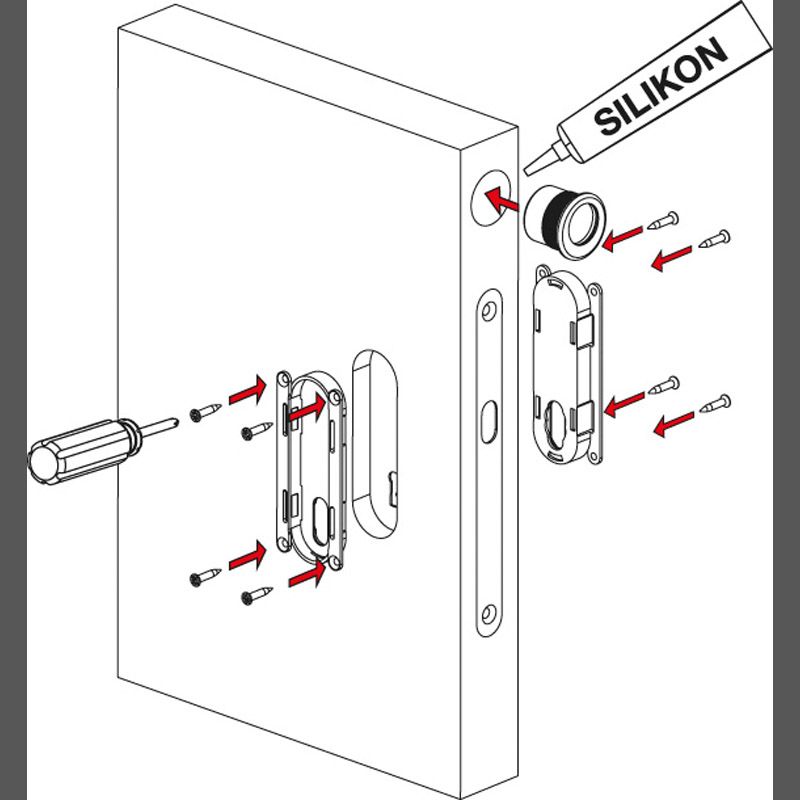 HOPPE Schiebetürset M472 Set 5 Produktbild BIGANW L