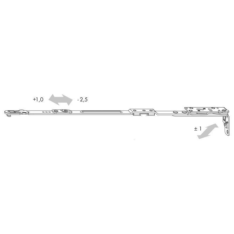 SCHERENARM AX 30/13 TBT GR.4 RE TS K25 Produktbild BIGANW L