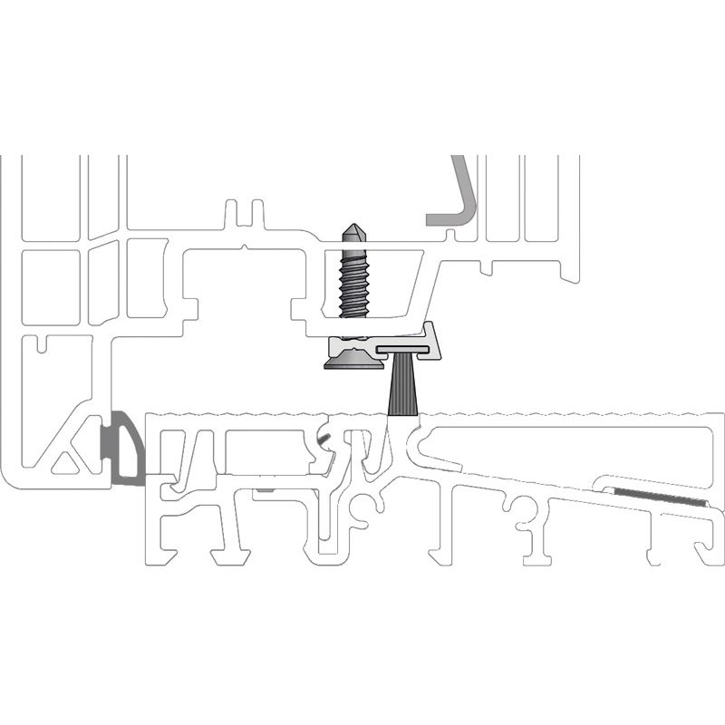 GKG Türdichtung TD5015/BD10 auswärtsöffnend Produktbild BIGANW L