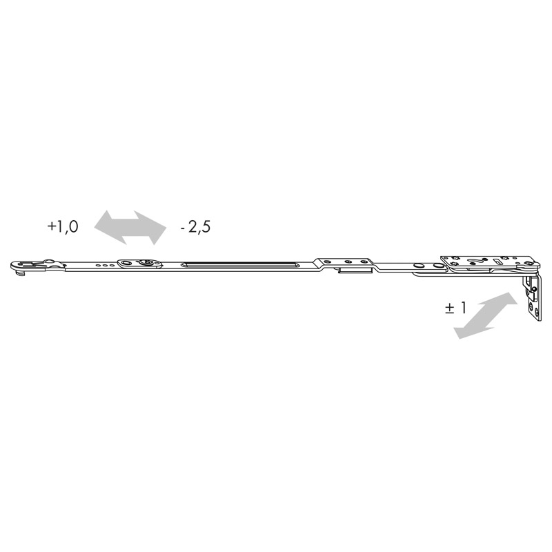 SCHERENARM AX 30/13 GR.2+3 LI TS Produktbild BIGANW L