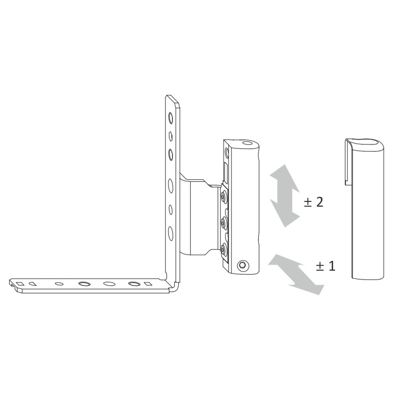 SIEGENIA-AUBI TITAN Falzeckband H 16/2 A0245 Produktbild BIGANW L