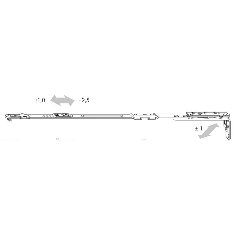 SCHERENARM AX 24/13 TBT GR.5 LI TS Produktbild BIGANW L