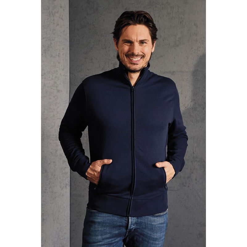 PROMODORO Men’s Jacket Stand-Up Collar navy Produktbild BIGANW L
