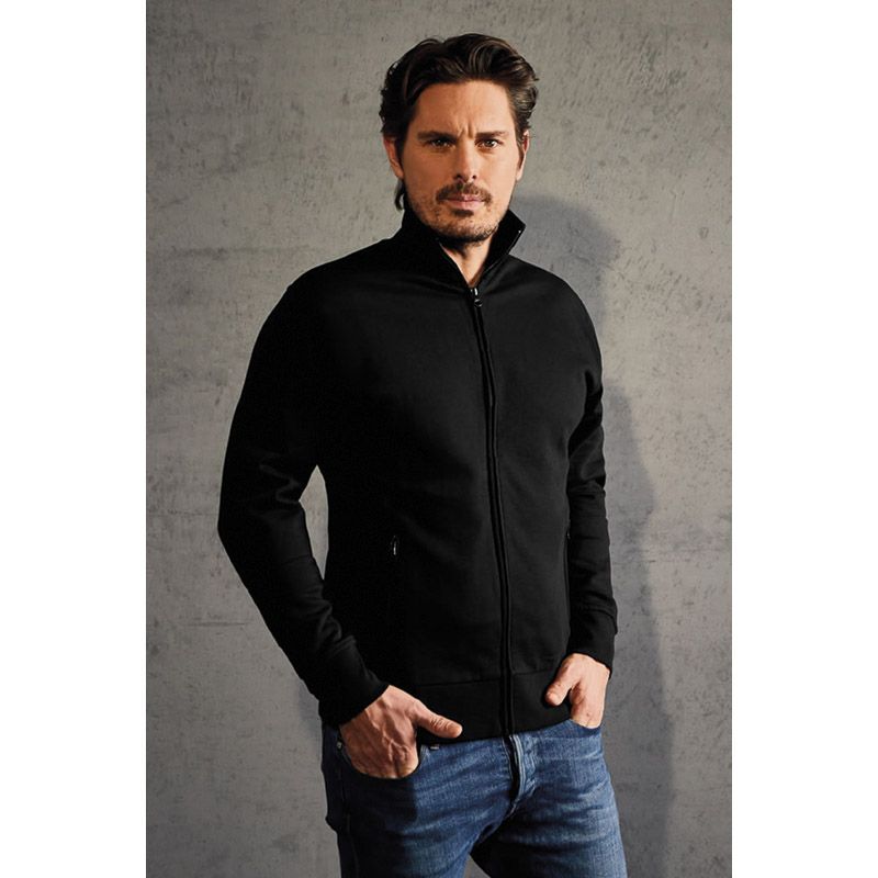 PROMODORO Men’s Jacket Stand-Up Collar schwarz Produktbild BIGANW L