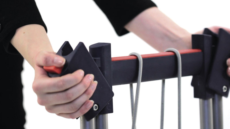 Transportkarre klappbar Stahlrohr Aluminium   Höhe 1130 mm Schaufel-L.410xB490 mm Tragfähigkeit 125 kg Produktbild BIGANW L