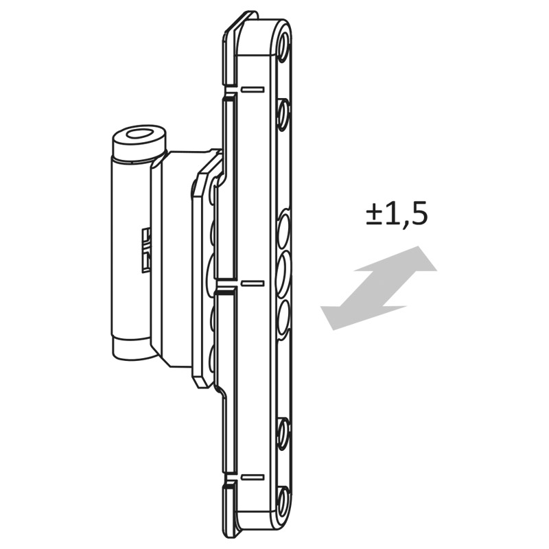 Drehflügelband RB KF-12/20-13 DH K25 Produktbild BIGANW L