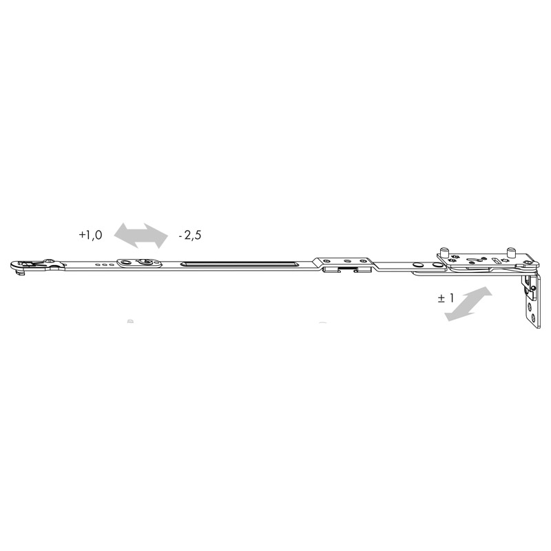 Scherenarm AX 34/13 D8 TBT Gr 4 TS ls K25 Produktbild BIGANW L