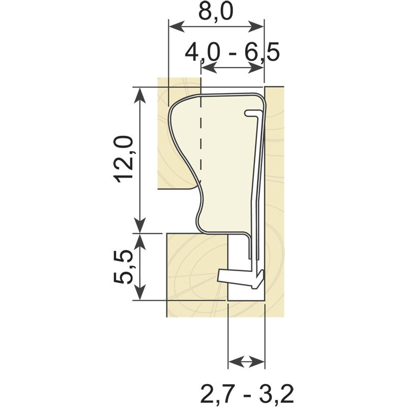 SCHLEGEL Mittelfalz-/Überschlagdichtung QL3141 Produktbild BIGANW L