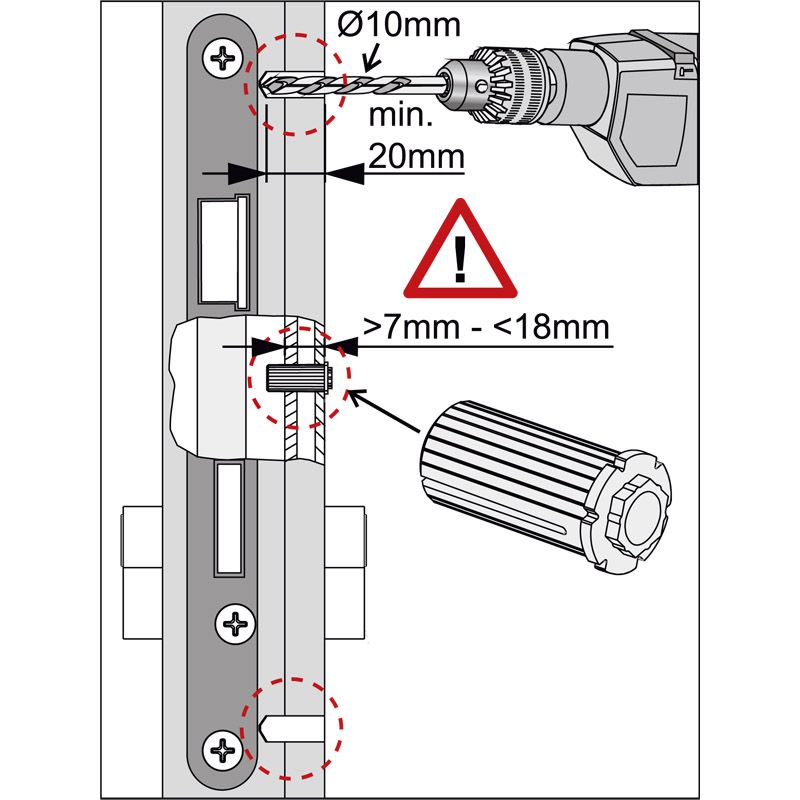 HOPPE Dübel Ø10mm Produktbild BIGANW L