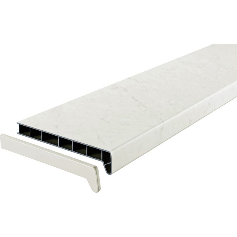 LIGNODUR® Überlappende Endkappe zu Innenfensterbank masterline LD 40 Produktbild BIGANW L