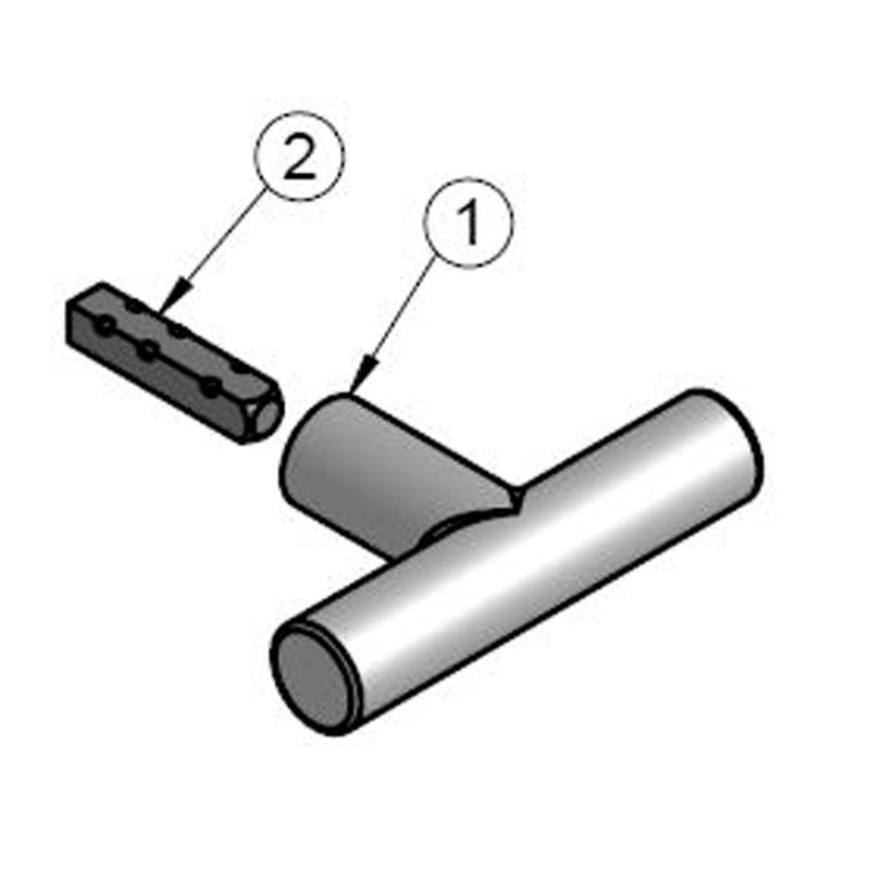 Bedienelement für 3471 ovale Rosette F1 Produktbild BIGANW L