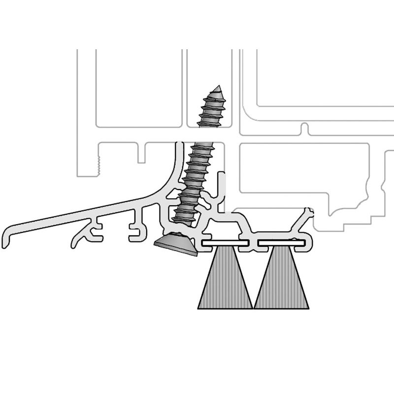 GKG Wetterschenkelprofil WSA88302 Produktbild BIGANW L