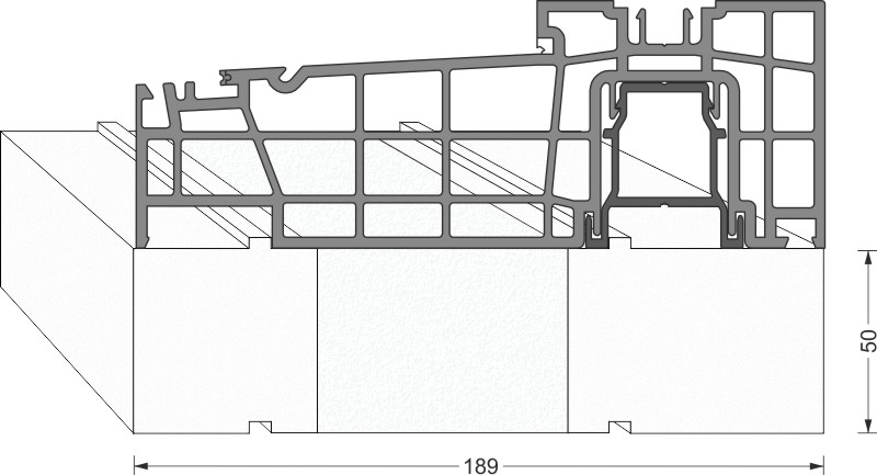 greenteQ Unterbaudämmprofil HST hochdämmend für GU-thermostep 204 Produktbild BIGANW L