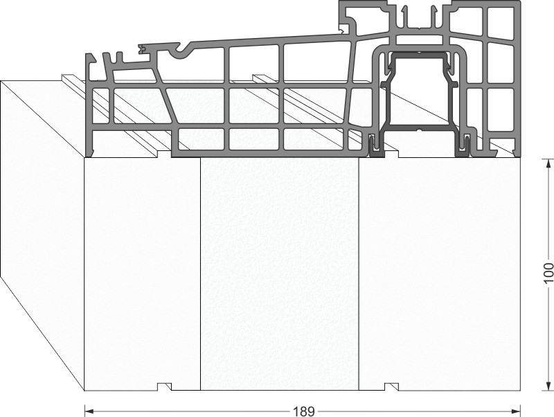 greenteQ Unterbaudämmprofil HST hochdämmend für GU-thermostep 204 Produktbild BIGANW L