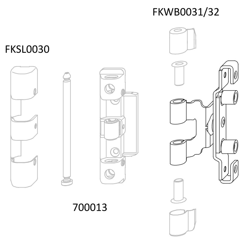 Drehflügelband RB H-12/18-13 TS K25 Produktbild BIGANW L