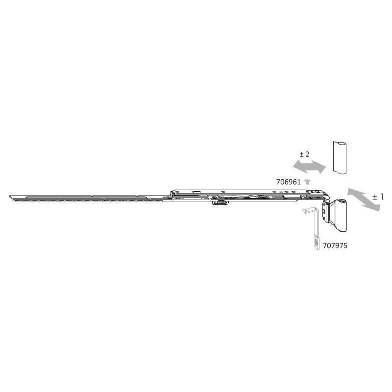SIEGENIA-AUBI TITAN Schere SF DK Produktbild BIGANW L