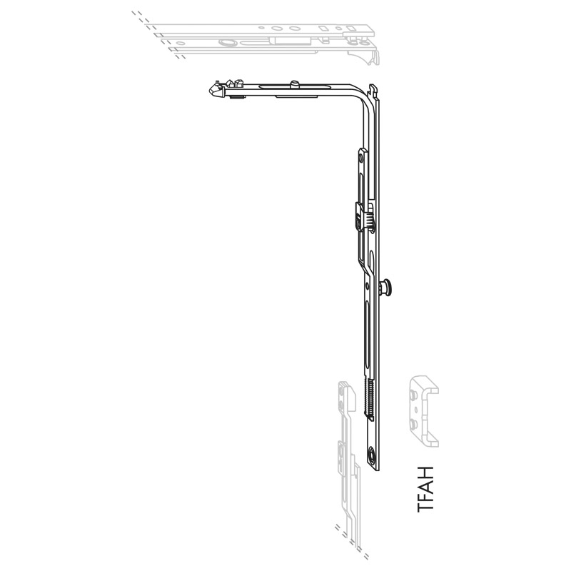 SIEGENIA-AUBI TITAN Eckumlenkung AF BSO/K3+ Produktbild BIGANW L