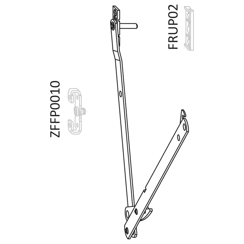 Befestigungskralle UGRP TS K50 Produktbild BIGANW L