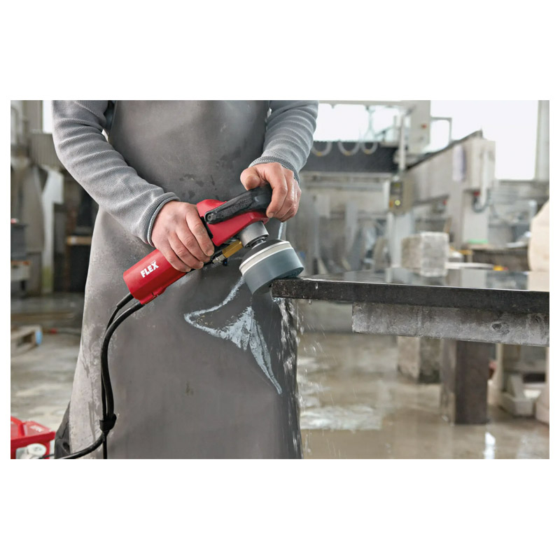 FLEX Nass-Steinpolierer mit variabler Drehzahl und Stecker für Trenntrafo LE 12-3 100 WET Produktbild BIGANW L