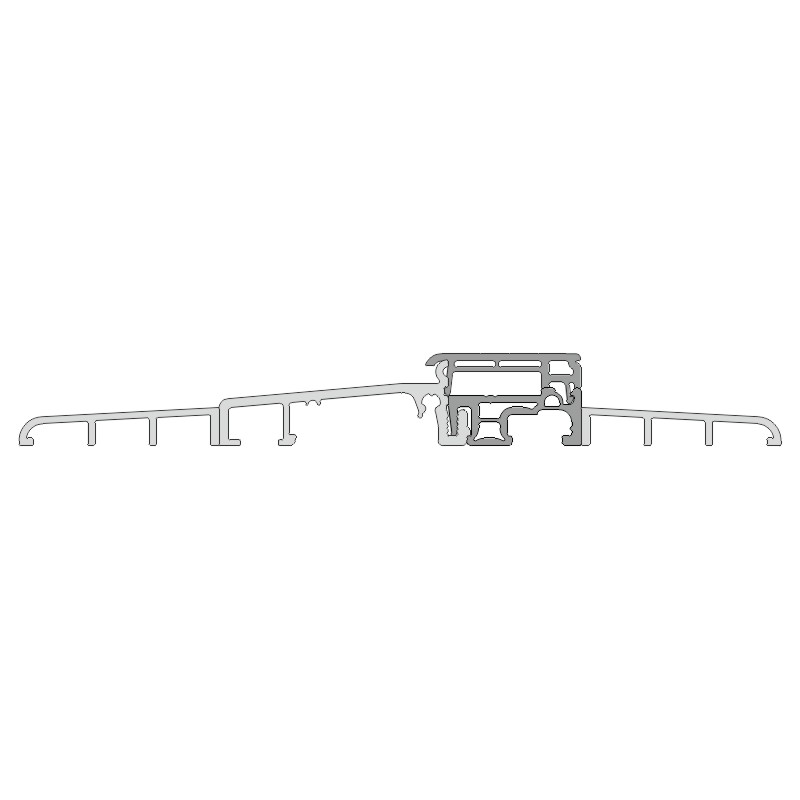 greenteQ Zusatzprofil 42x8 mm für innen/außen EV1 Produktbild BIGANW L