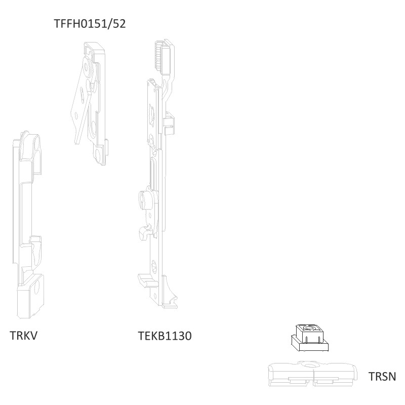 SIEGENIA-AUBI TITAN Auflaufplatte A2000 Produktbild BIGANW L