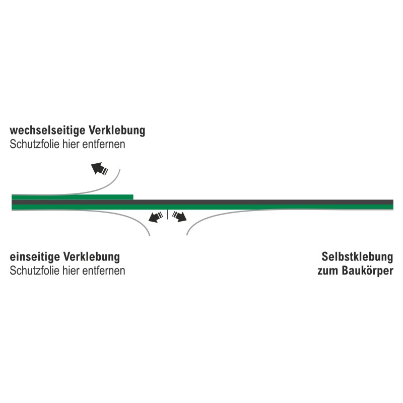 greenteQ Folie FID 70 mm x 40 m DUO Produktbild BIGANW L