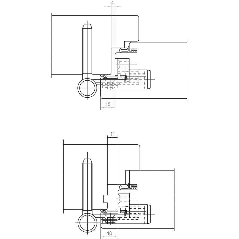 SIMONSWERK Haustürband BAKA 2D 20 FD RZ 57 Produktbild BIGANW L
