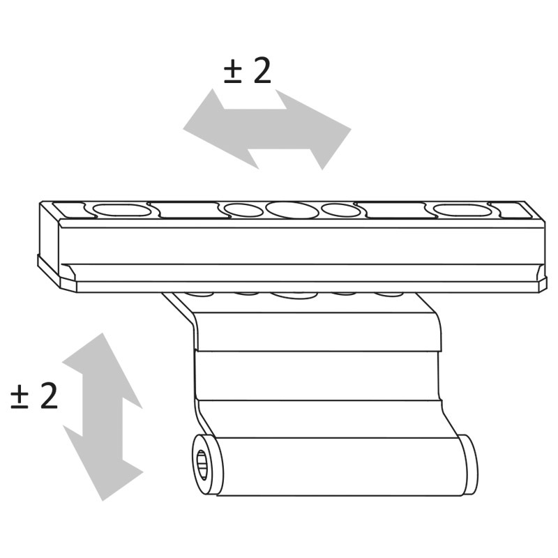 Kippflügelband KF-12/20-13 Ral 9016 K50 Produktbild BIGANW L