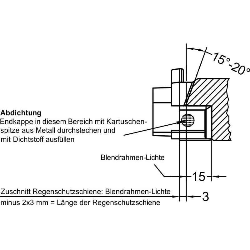 GUTMANN Endkappen EK40/24C Produktbild BIGANW L
