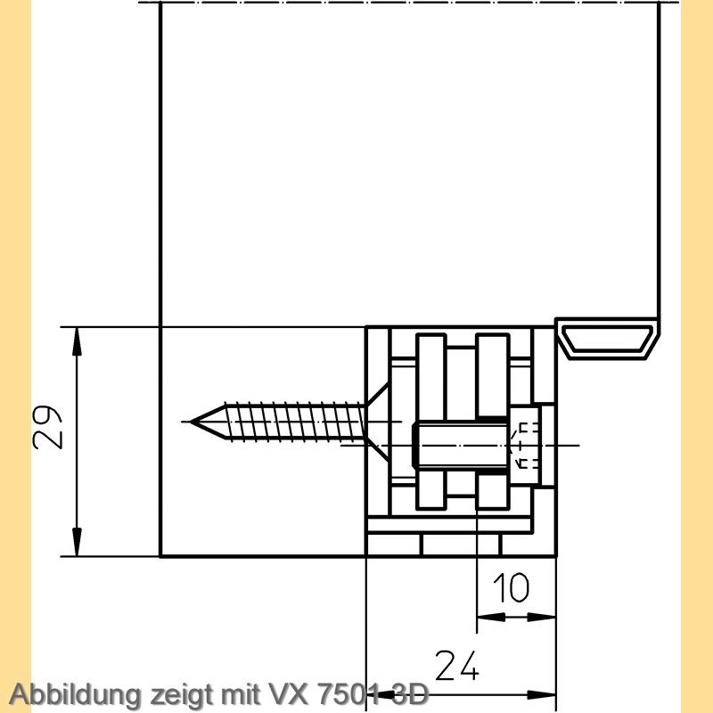 SIMONSWERK Abdeckwinkel VARIANT VX 7560 KK Produktbild BIGANW L