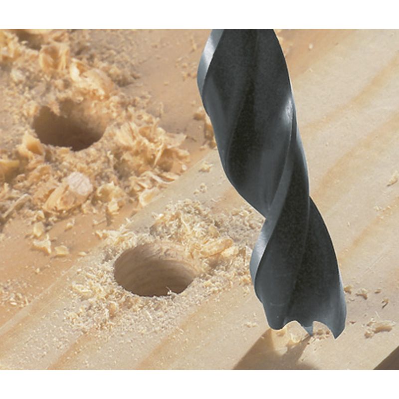 BOSCH HSS Holzspiralbohrer mit 1/4" Sechskant-Schaft Produktbild BIGANW L