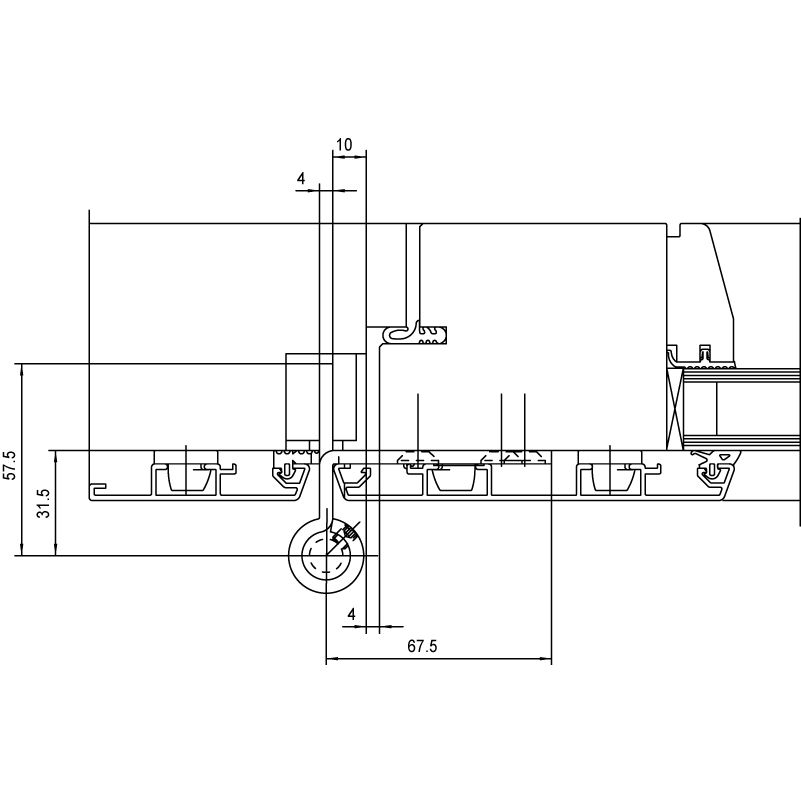 SIMONSWERK Türband VARIANT VX 7729/160-4 HA MSTS Produktbild BIGANW L