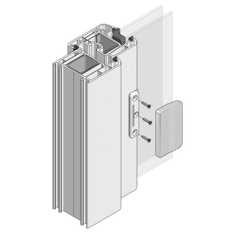 GKG Balkontürgriff *BG53* PVC Produktbild BIGANW L