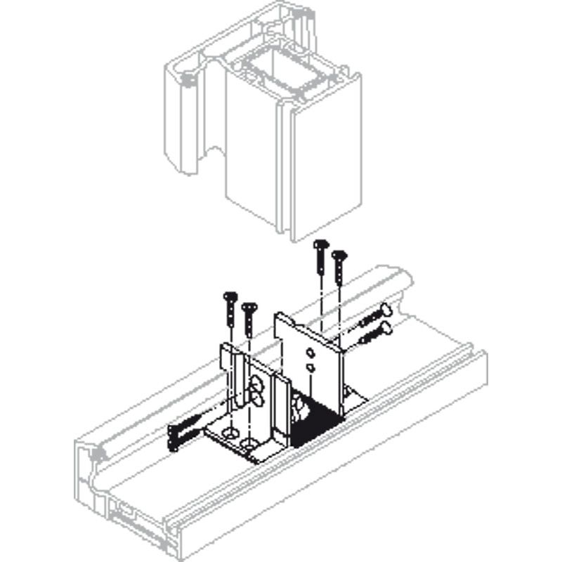 Pfosten-/Kreuzverbinder K2200.3 Produktbild BIGANW L