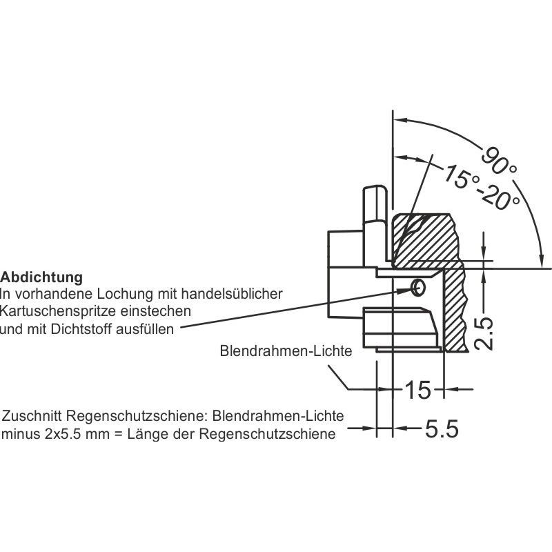 GUTMANN Endkappen EK56/24K Produktbild BIGANW L
