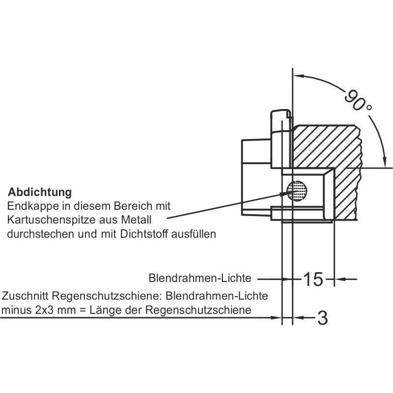 Endkappen 45/34X braun rs Produktbild BIGANW L