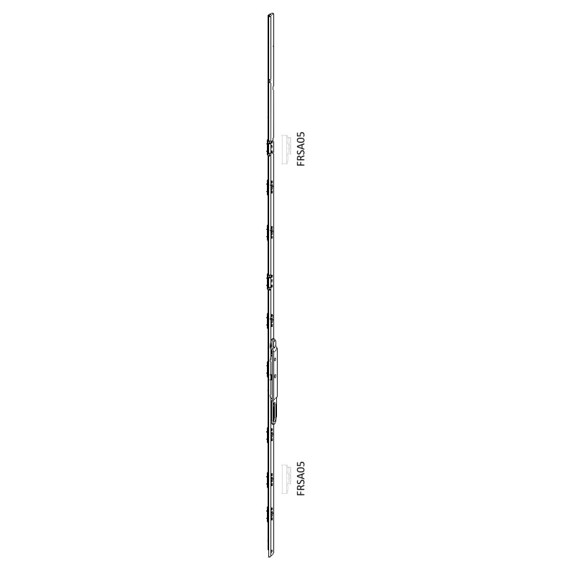 SIEGENIA-AUBI TITAN Getriebe Stulp 8 GK Produktbild BIGANW L