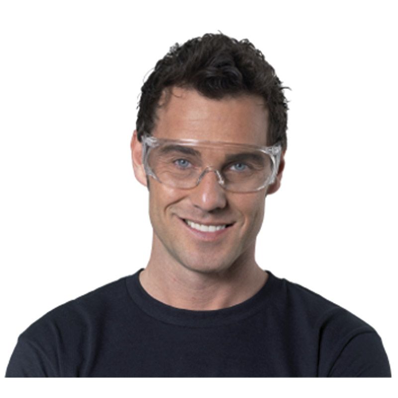 PROMAT Schutzbrille EN 166 Scheibe klar Polycarbonat Produktbild BIGANW L