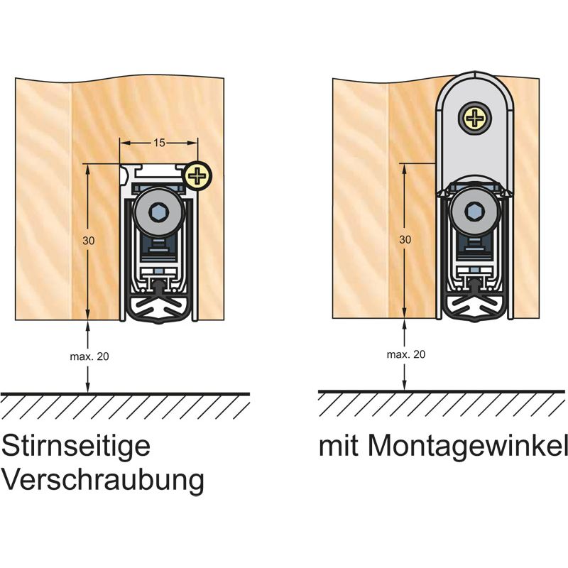 DEVENTER Automatische Türdichtung DSD 1530 Produktbild BIGANW L
