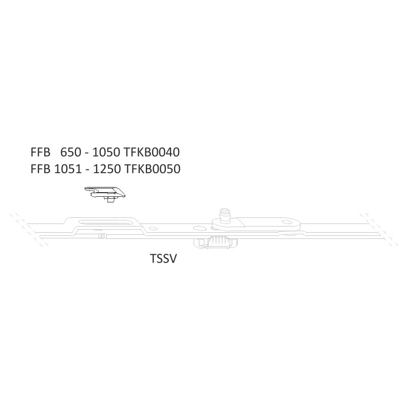 SIEGENIA-AUBI TITAN Kippbegrenzer V-V Produktbild BIGANW L