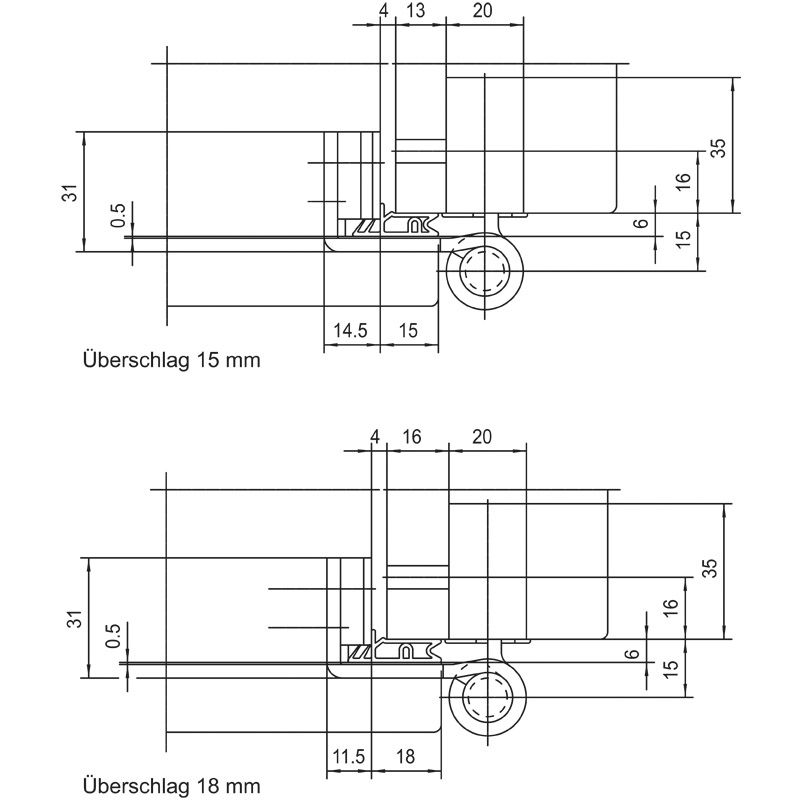 SIMONSWERK Haustürband BAKA Protect 4010 3D FD Produktbild BIGANW L