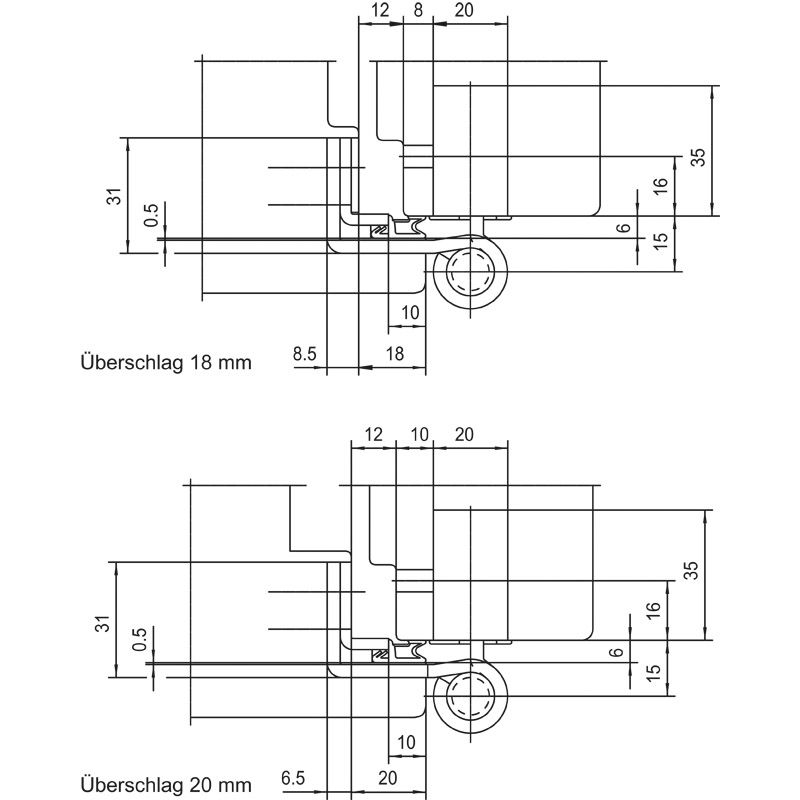 SIMONSWERK Haustürband BAKA Protect 4030 3D FD Produktbild BIGANW L
